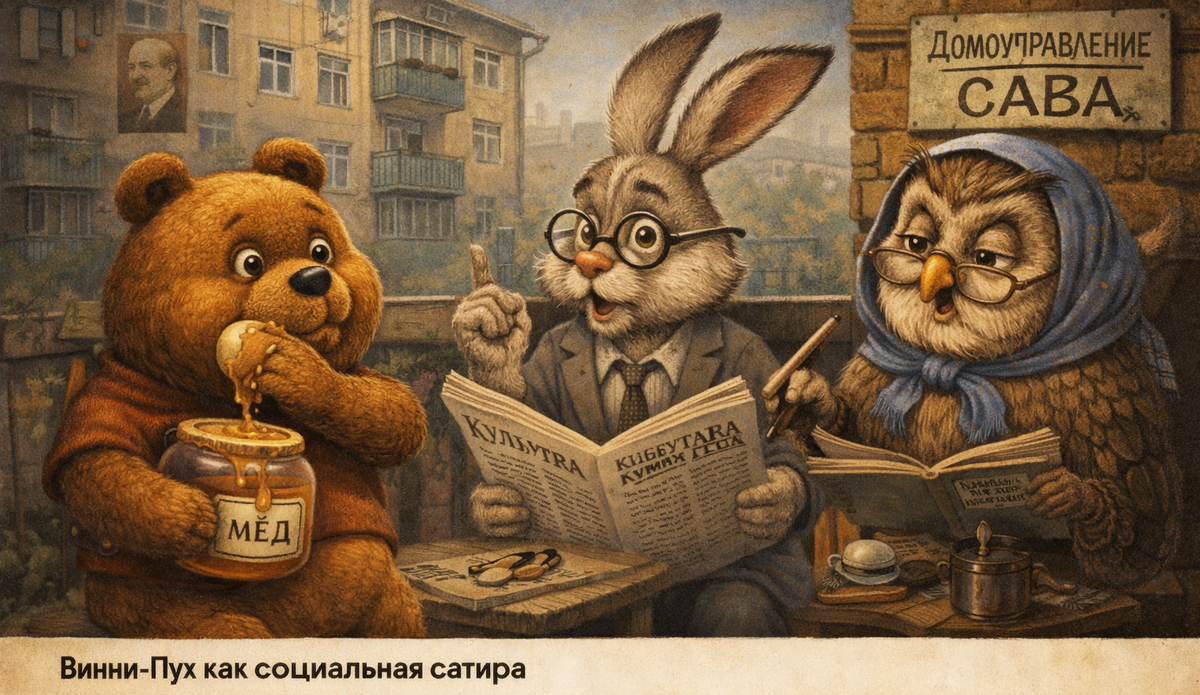 © NEXT / Советский Винни-Пух в коммуналке