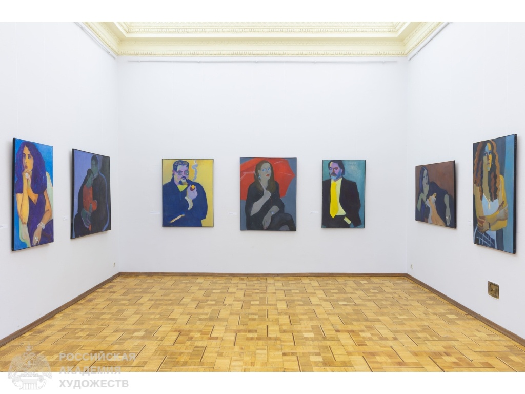 Экспозиция юбилейной выставки «6х10» Ильи Комова с участием Ольги Мотовиловой-Комовой и Марии Комовой в Москве. Фоторепортаж Виктора Берёзкина, пресс-служба РАХ.