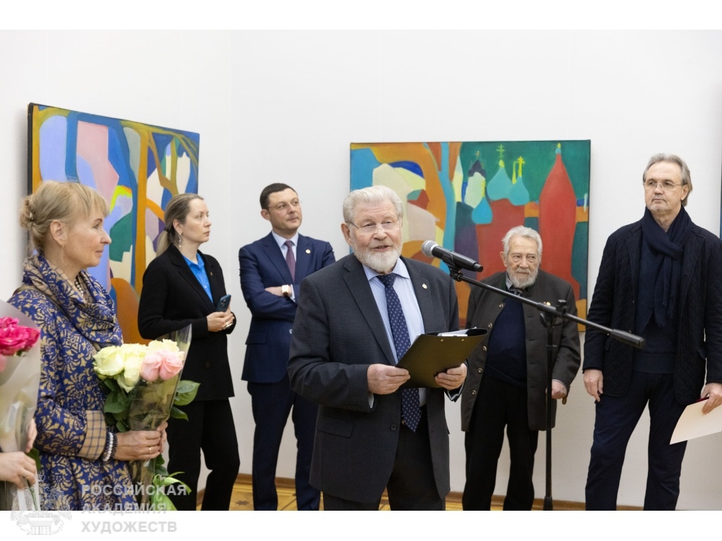 Открытие юбилейной выставки «6х10» Ильи Комова с участием Ольги Мотовиловой-Комовой и Марии Комовой в Москве. Фоторепортаж Виктора Берёзкина, пресс-служба РАХ.