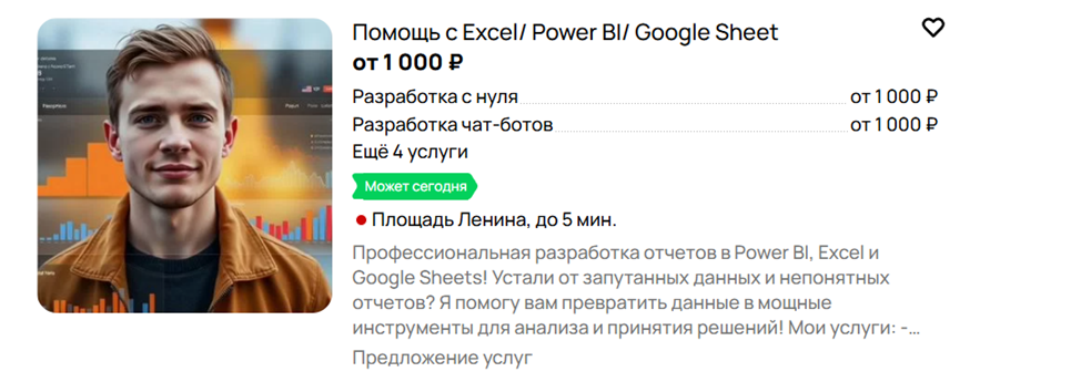 Мое объявление на AVITO