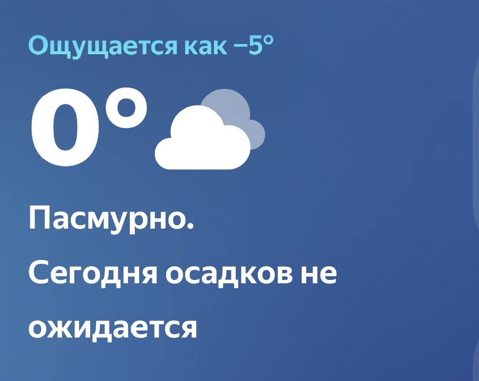 Погода сегодня