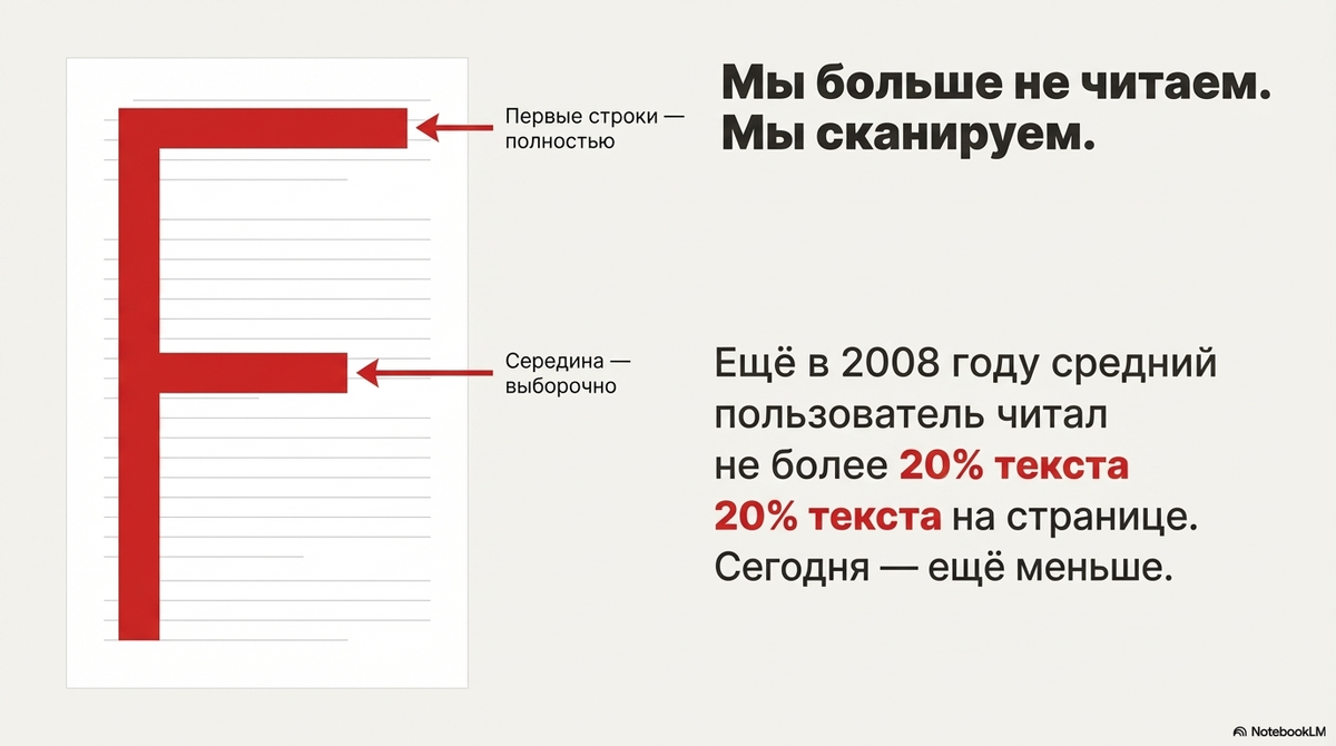 Статистика исследований Nielsen Norman Group