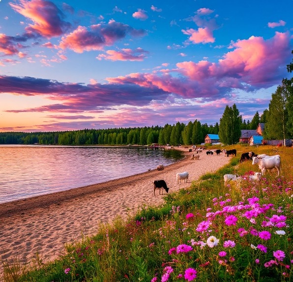 Создано нейросетью. Такие места всегда есть в наших уголках страны