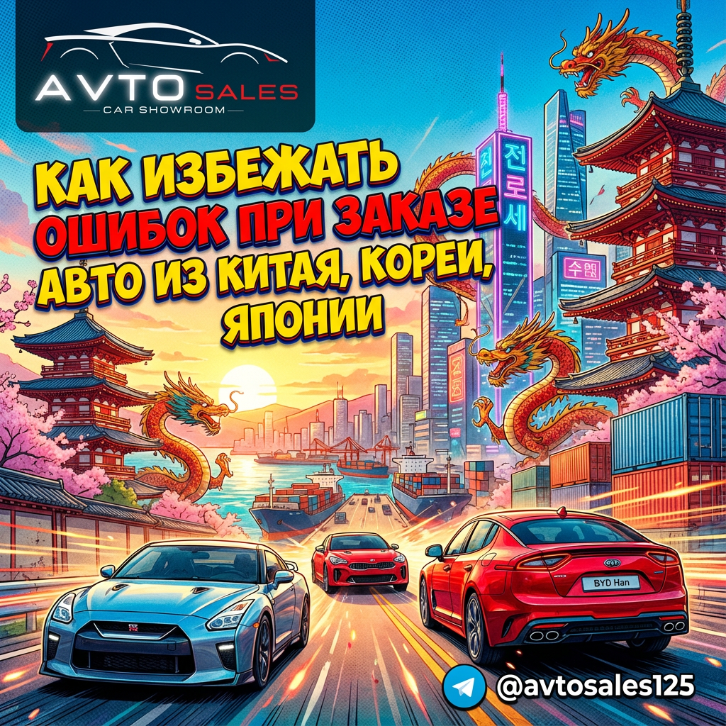    Как избежать ошибок при заказе авто из Китая, Кореи, Японии: гайд для новичков Авто Сейлс