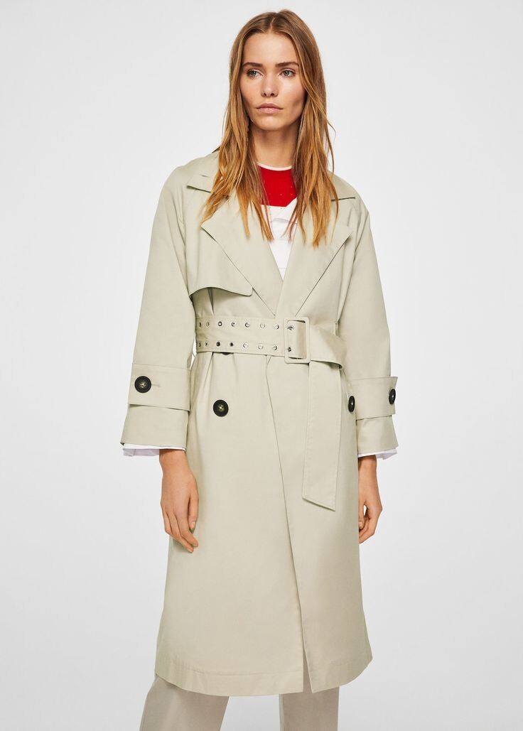 тренч Mango - на модели куцо сидит если выбрать верный размер сидит отлично