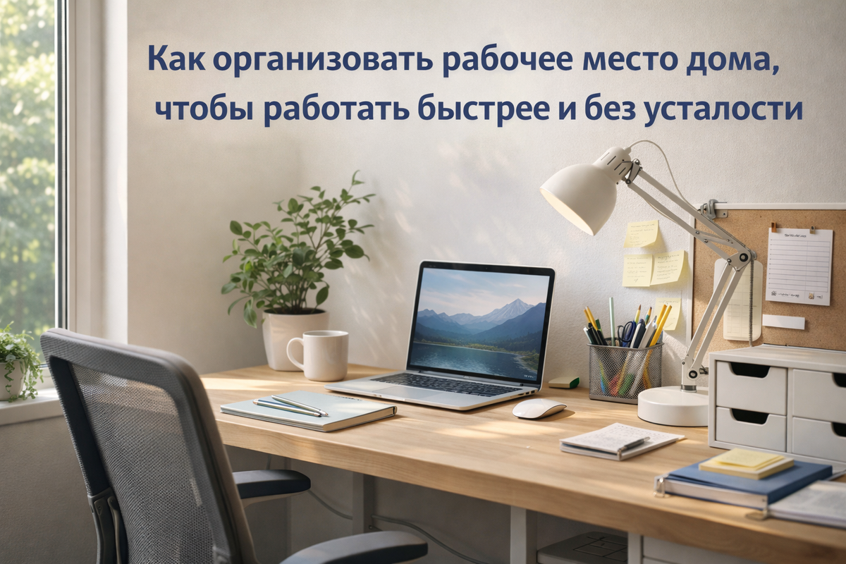 Как организовать рабочее место дома