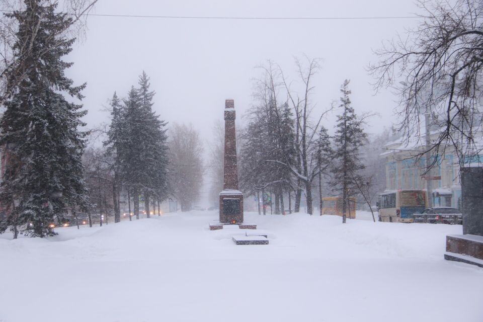    Погода в Барнауле, метель, зима. Источник: Виталий Барабаш