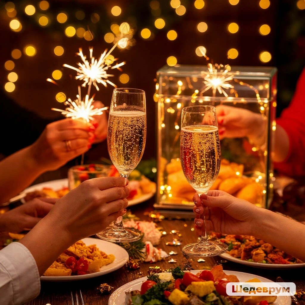 Тосты к новому году 2026