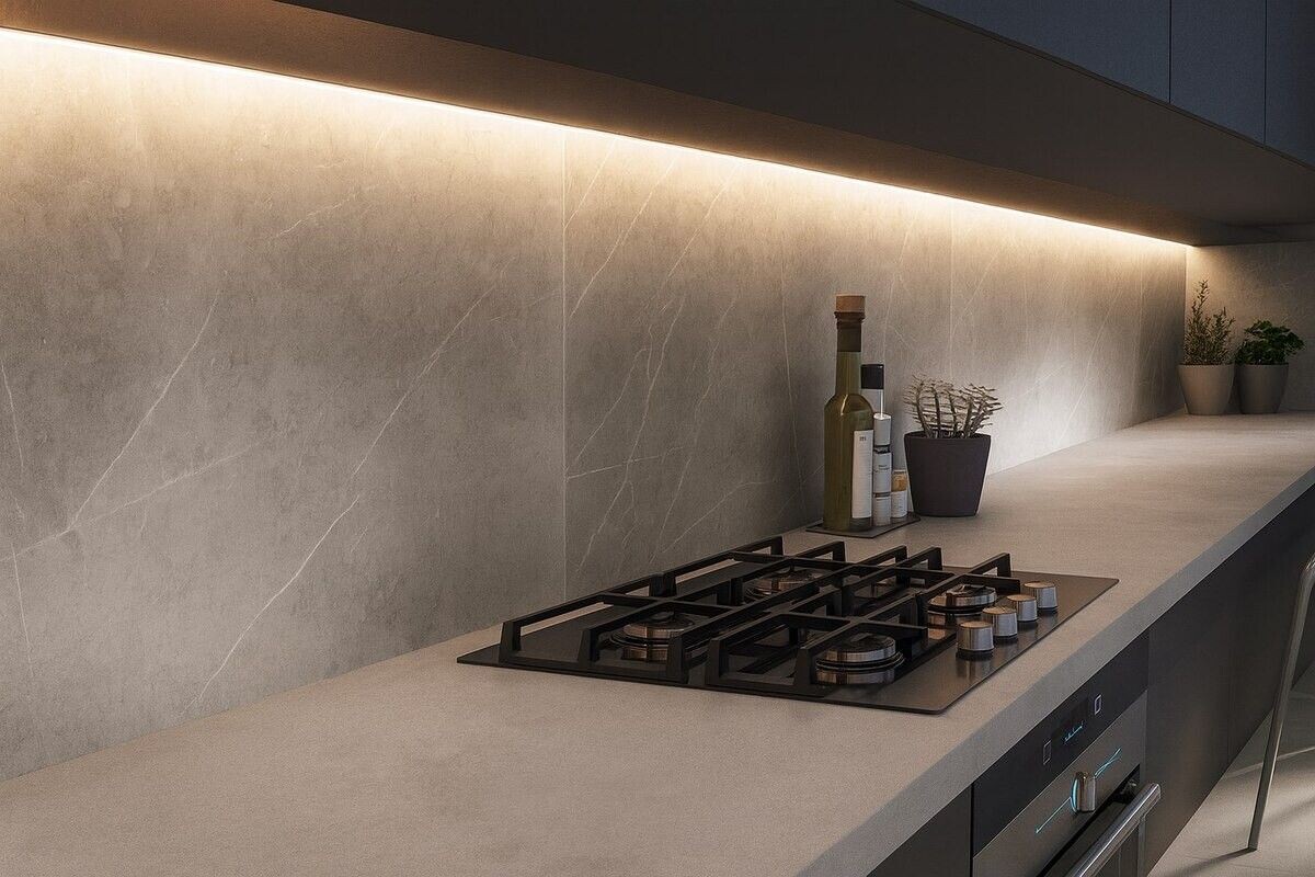 Керамогранит выглядит дорого и изящно. Источник: нейросеть📷
