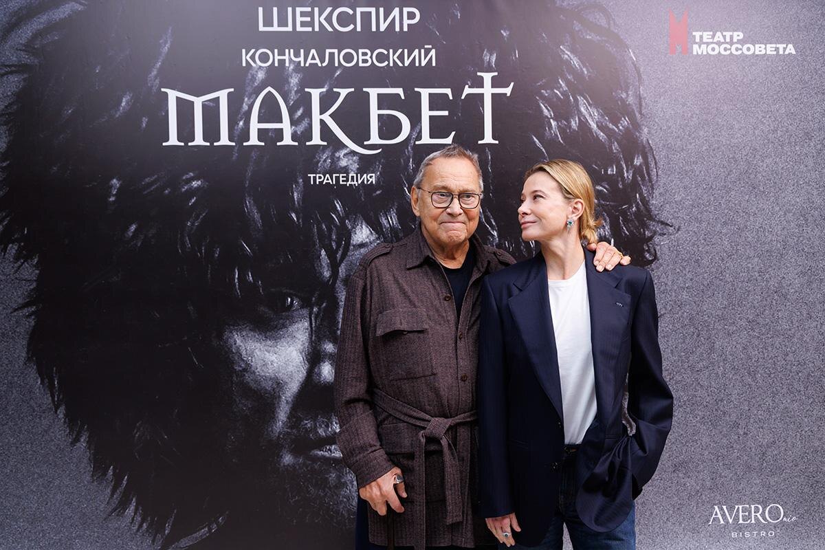 Пресс-служба театра «Моссовет»📷Юлия Высоцкая и Андрей Кончаловский