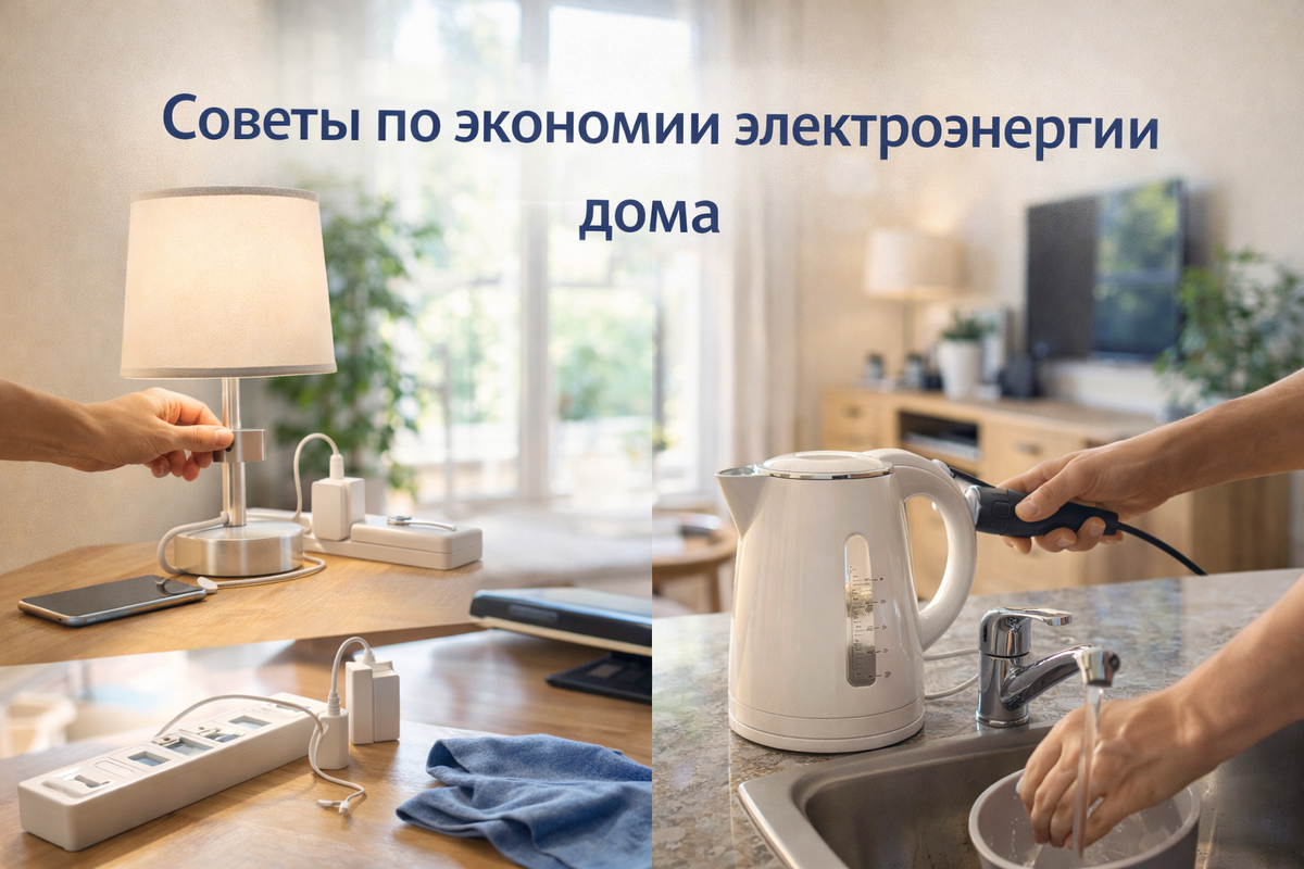 Советы по экономии энергии дома