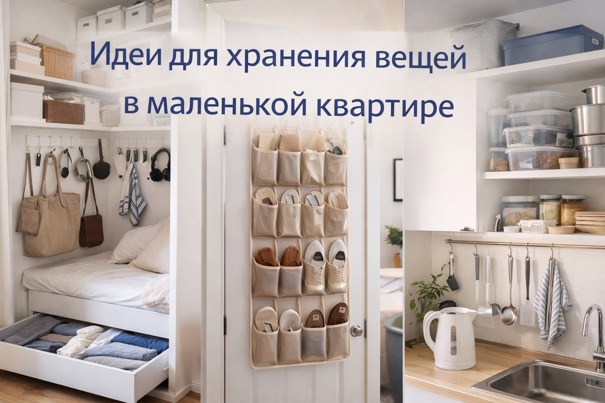 Идеи для компактного хранения в квартире
