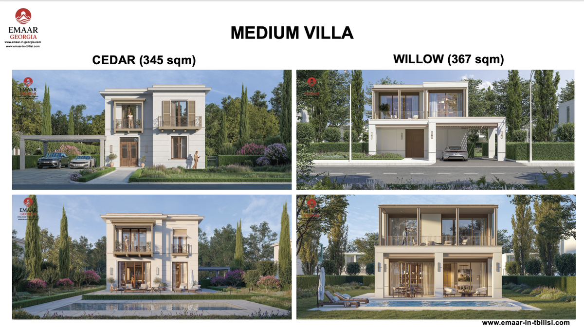 Cредние виллы EMAAR Грузия Тбилиси 
