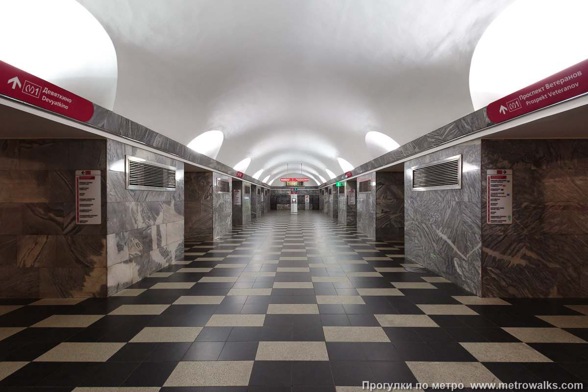 Центральный зал Чернышевской.