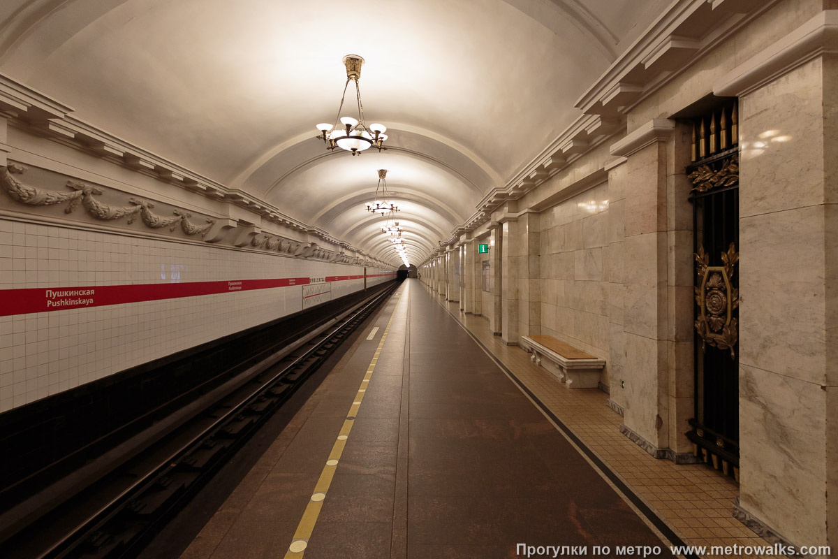 Боковой зал Пушкинской.