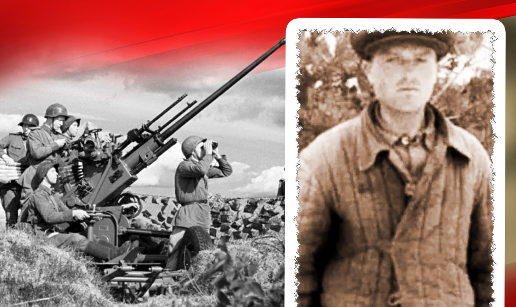 Советский расчёт зенитчиков / Николай Халимовский ( во многих источниках эта фотография позиционируется, как фото Николая Халимовского. Автор считает, что это просто дезертир. Вряд ли фотография мужчины из глухой украинской деревни, которая сейчас и не существует, сохранилась).