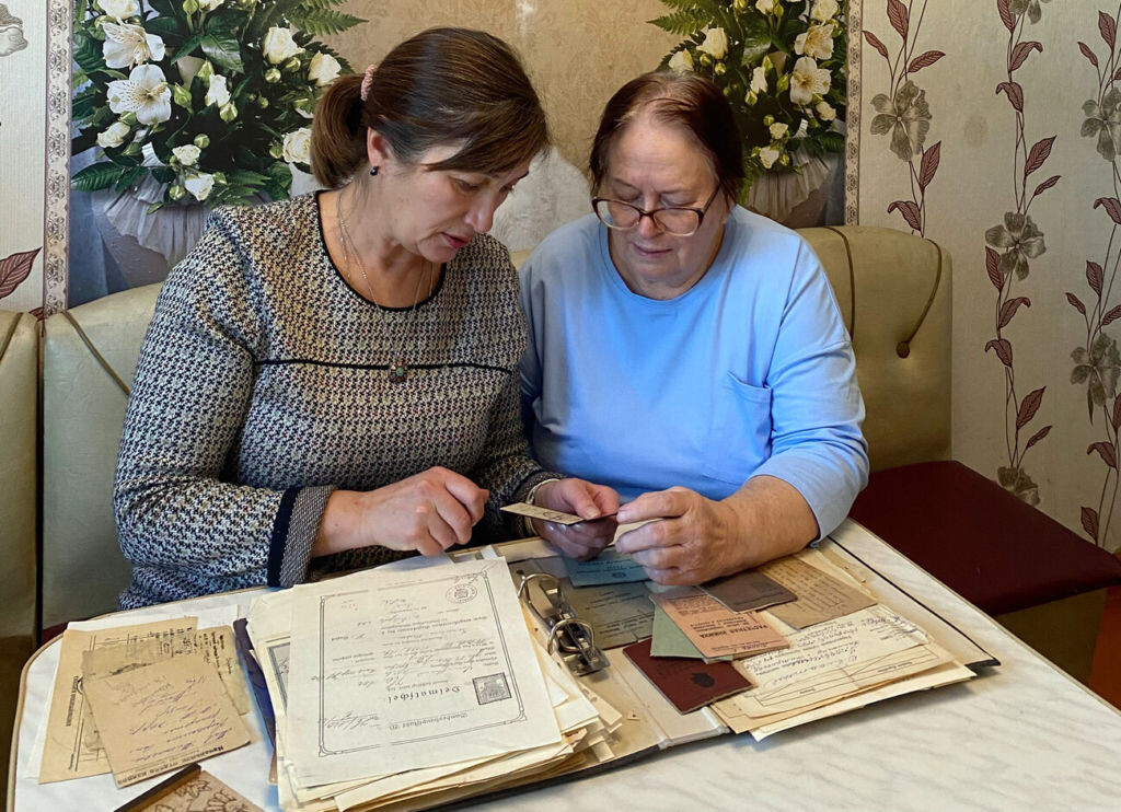 
Юлия Мущинская и Надежда Гейдер