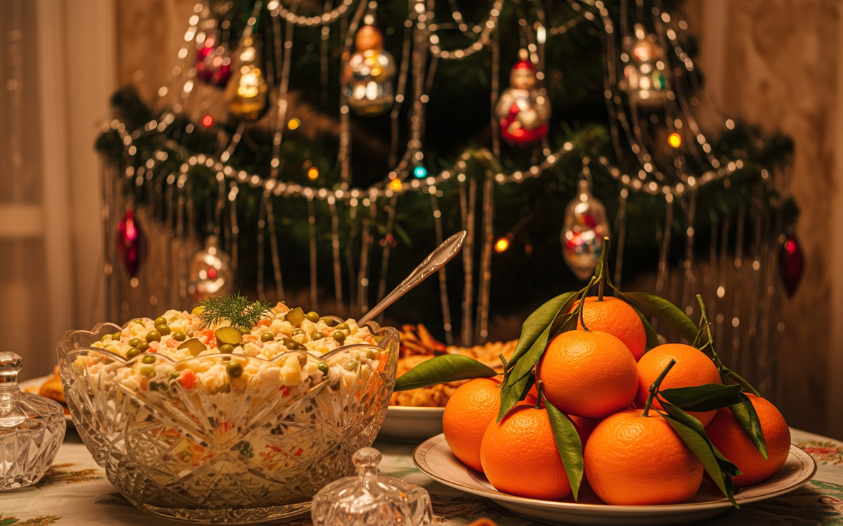 Новый год в СССР, фото