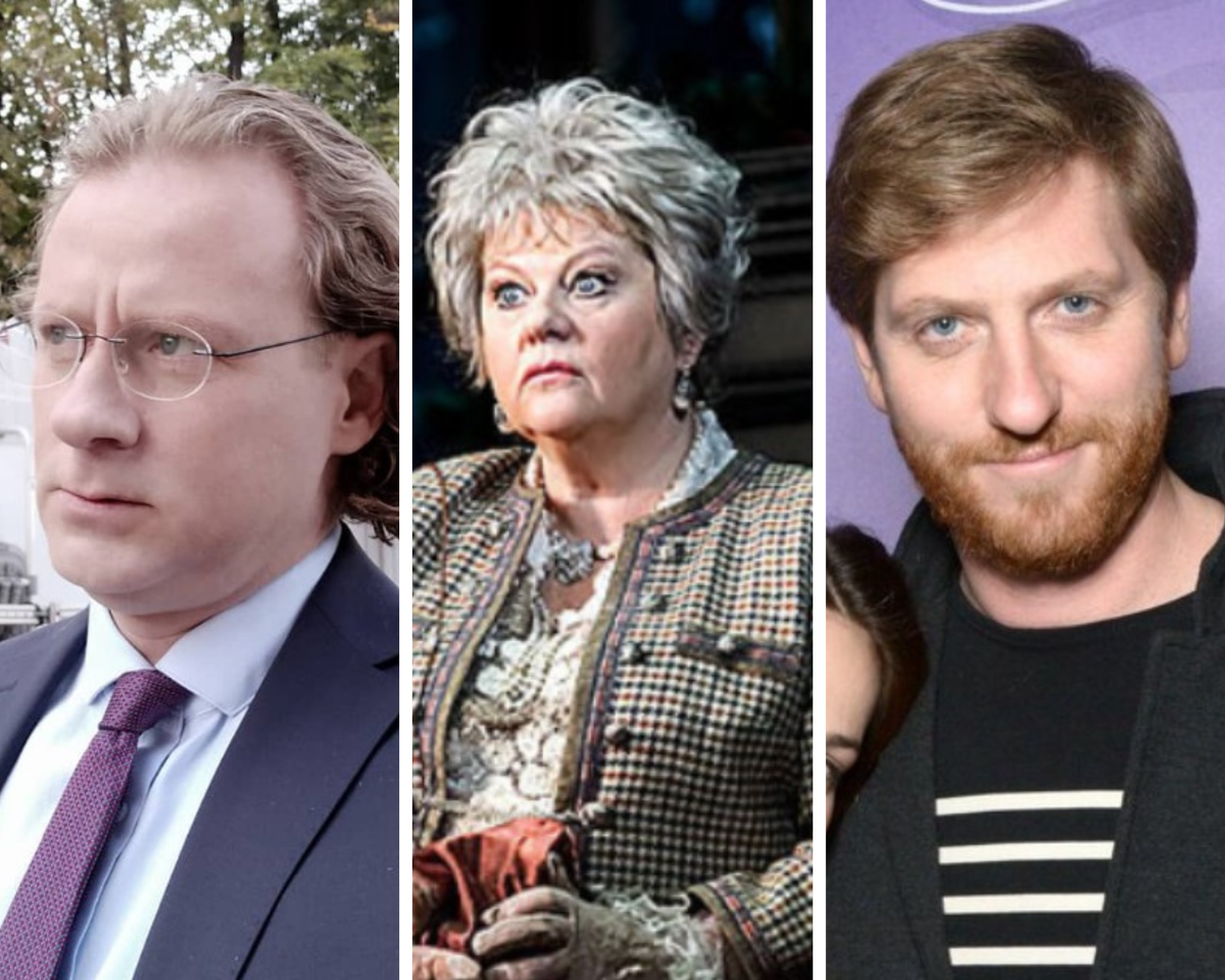 Ирина Муравьева и ее сыновья (слева Даниил, справа Евгений)