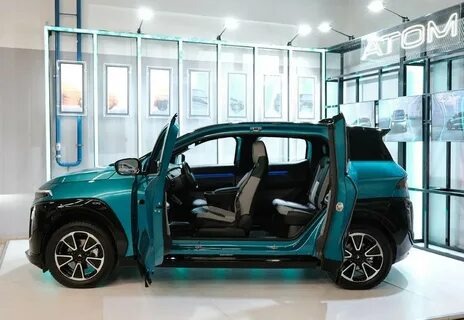 1️⃣ электро-кар новой авто-фирмы "Атом"                                                                    фото из Яндекс