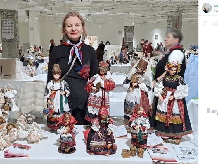     Белгородка представила авторские куклы на международной выставке в Шанхае, фото: скриншот со страницы vk.com/id14967827