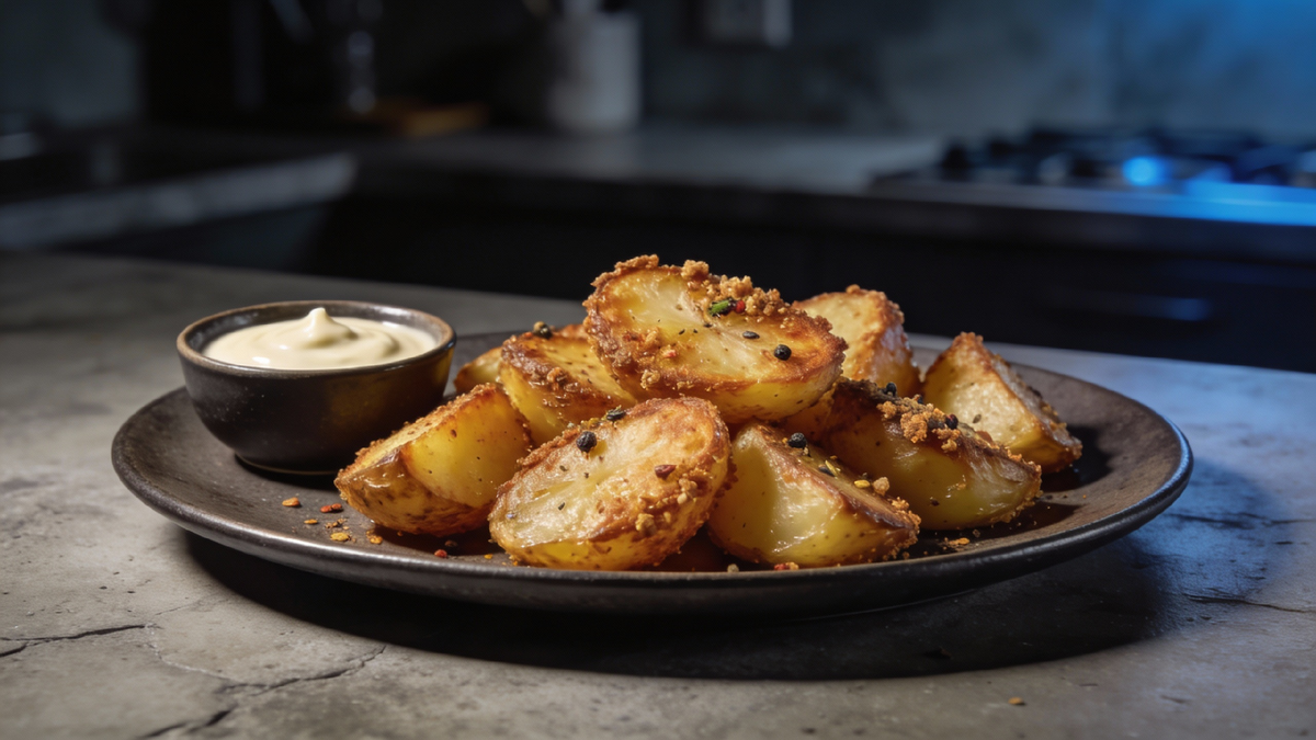 Картошка по деревенски в аэрогриле