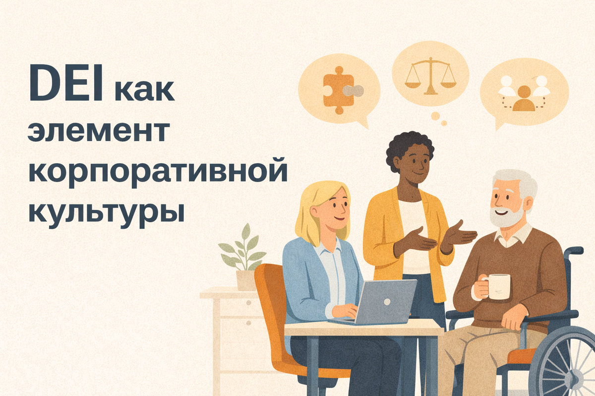 DEI как элемент корпоративной культуры: как разнообразие, равенство и инклюзия встраиваются в HR-процессы, управленческие решения и повседневную жизнь компании. Роль HR и лидеров в формировании инклюзивной среды.