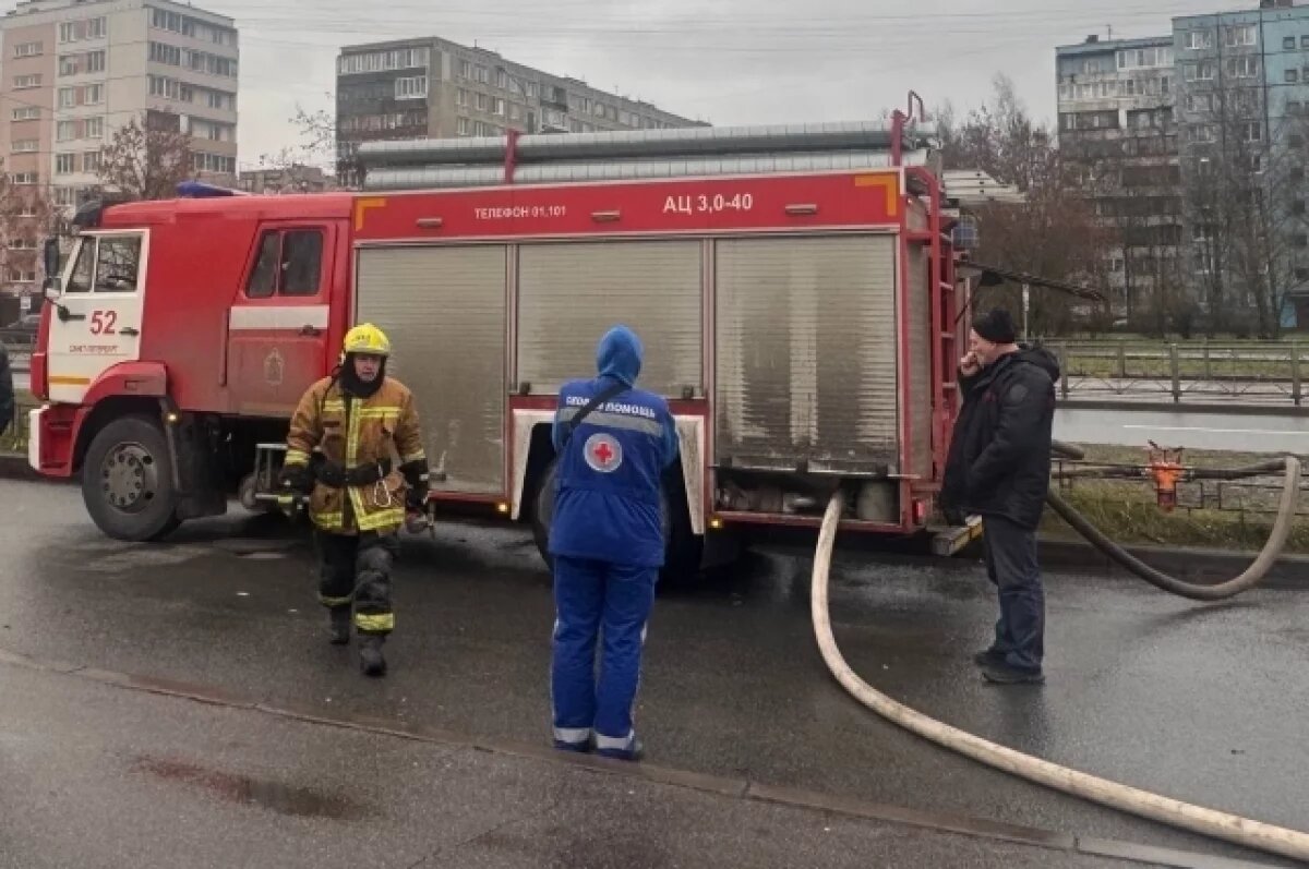    В магазине Васкелово из-за горящего банкомата начался пожар
