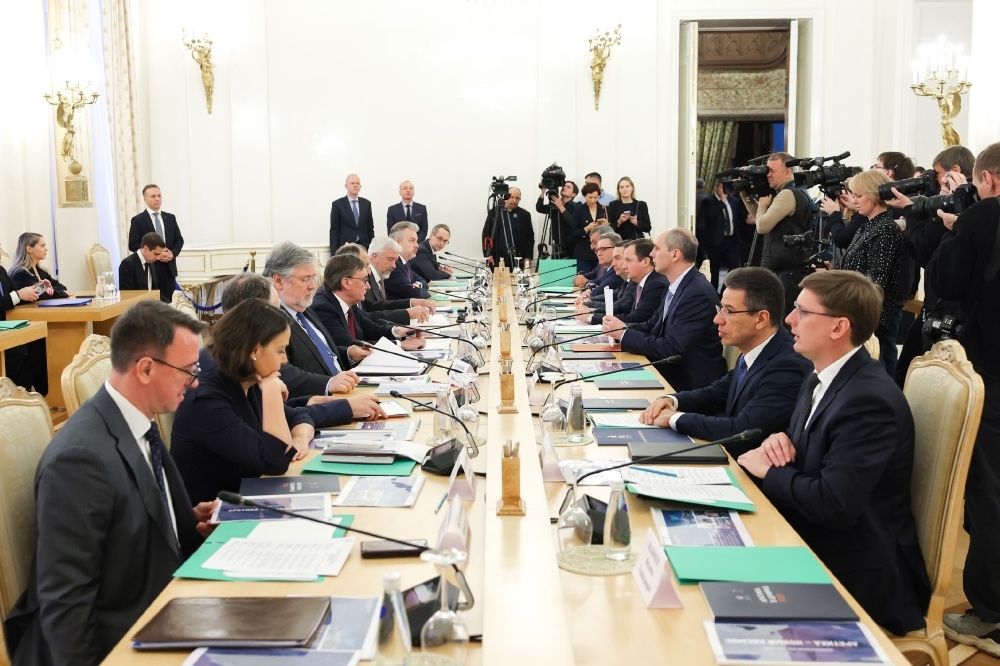 На 45-м заседании Совета глав субъектов Российской Федерации при МИД России / Фото: Пресс-служба правительства Астраханской области  📷
