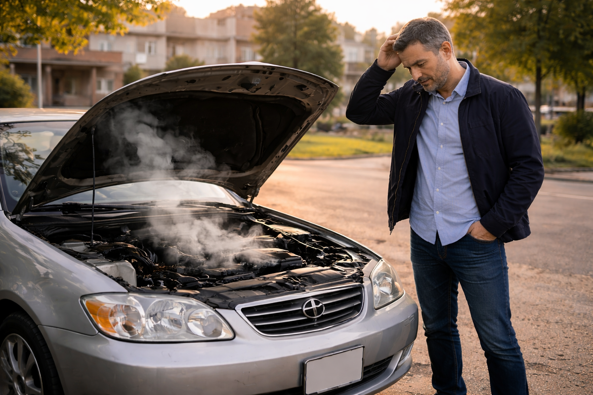 Утро, которое изменило всё. Андрей и его верная «Тойота» за минуту до того, как привычный мир дал трещину.