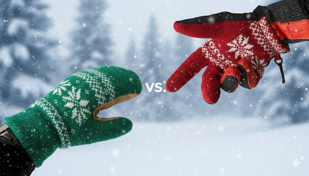    Вы тоже замечали? В варежках почему-то теплее, а в перчатках мёрзнут пальцы.