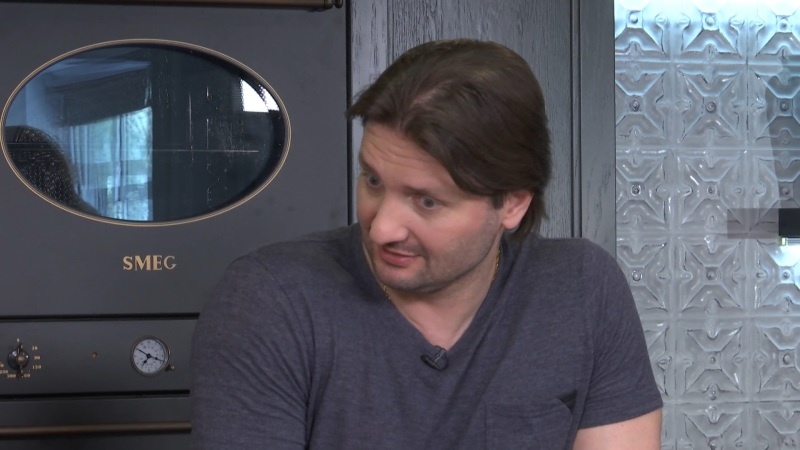    Фото: Эдгард Запашный в эфире Царьграда