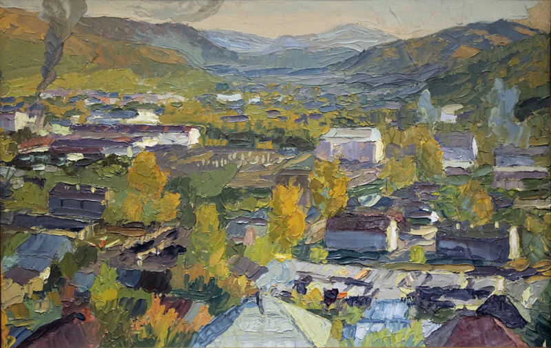 Осенний вечер в Горно-Алтайске. Сергей Янсон