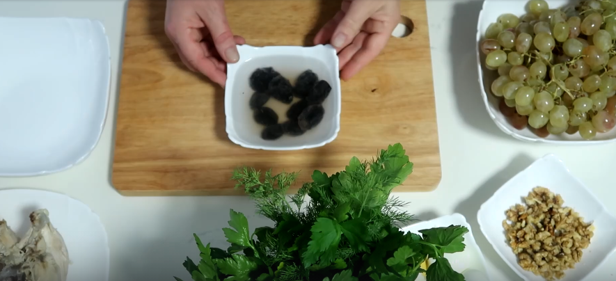 Чернослив заливаем горячей водой