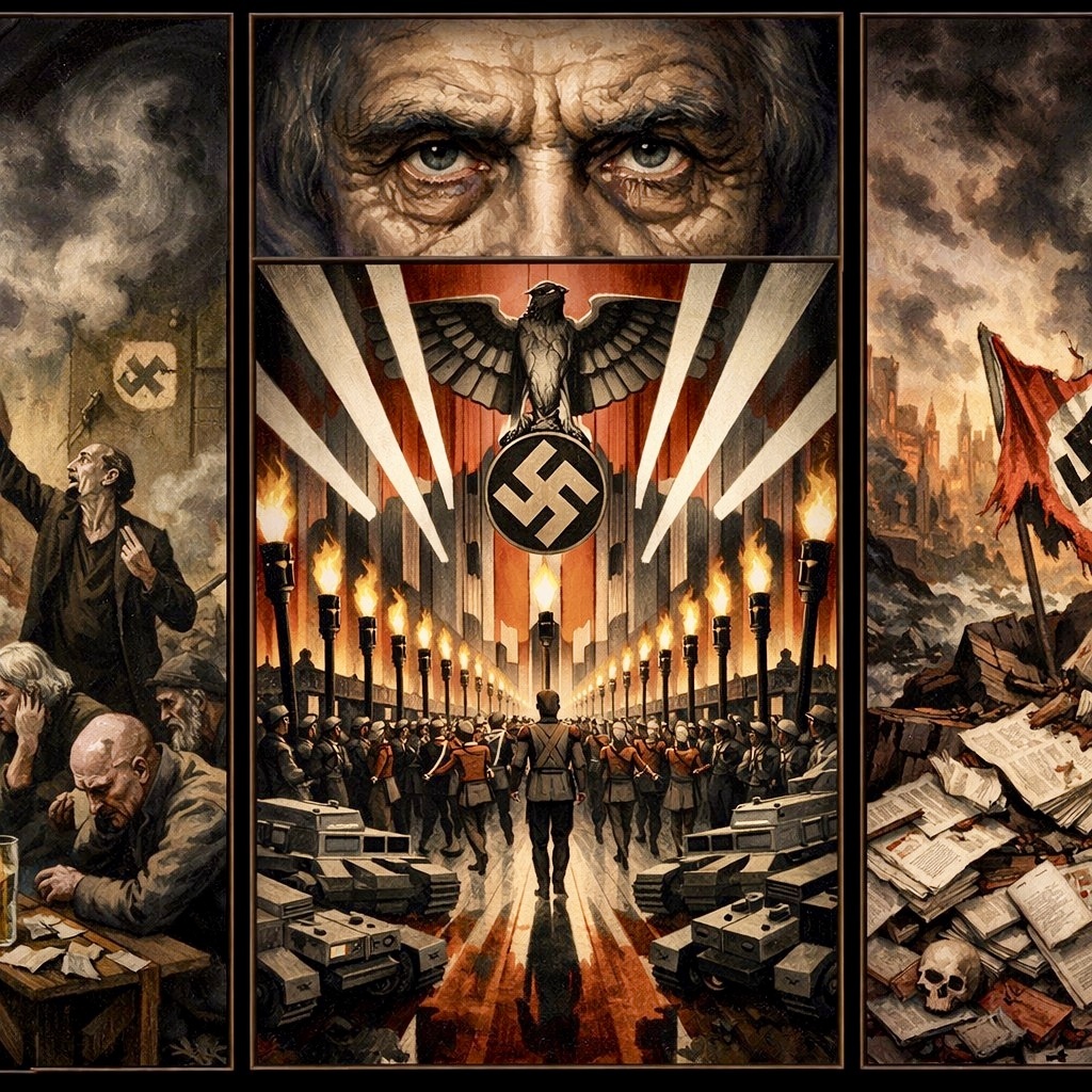 Книга «Подъём и падение Третьего рейха» Уильяма Ширера