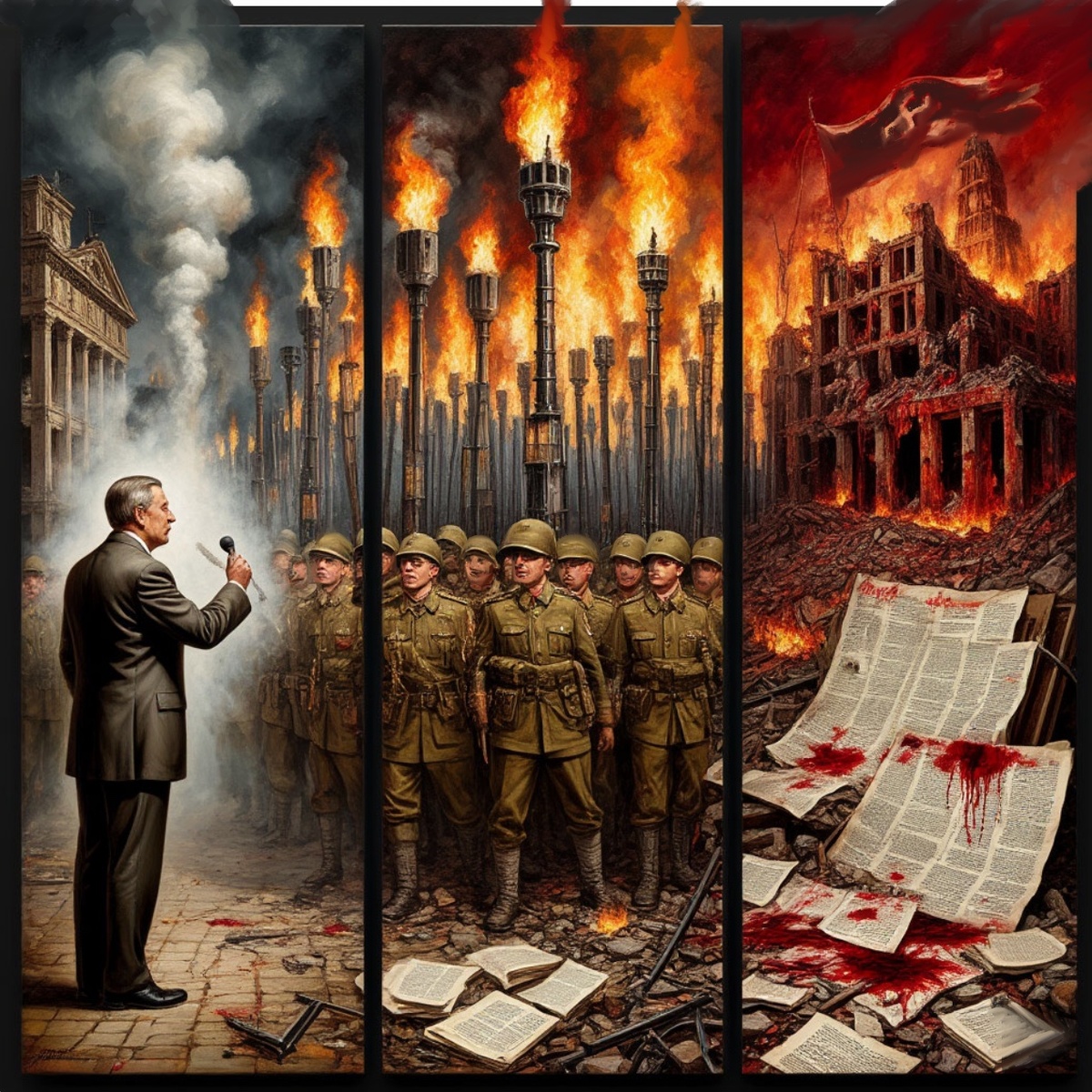 Книга «Подъём и падение Третьего рейха» Уильяма Ширера (William L. Shirer) / монументальный труд, который стоит особняком в историографии.