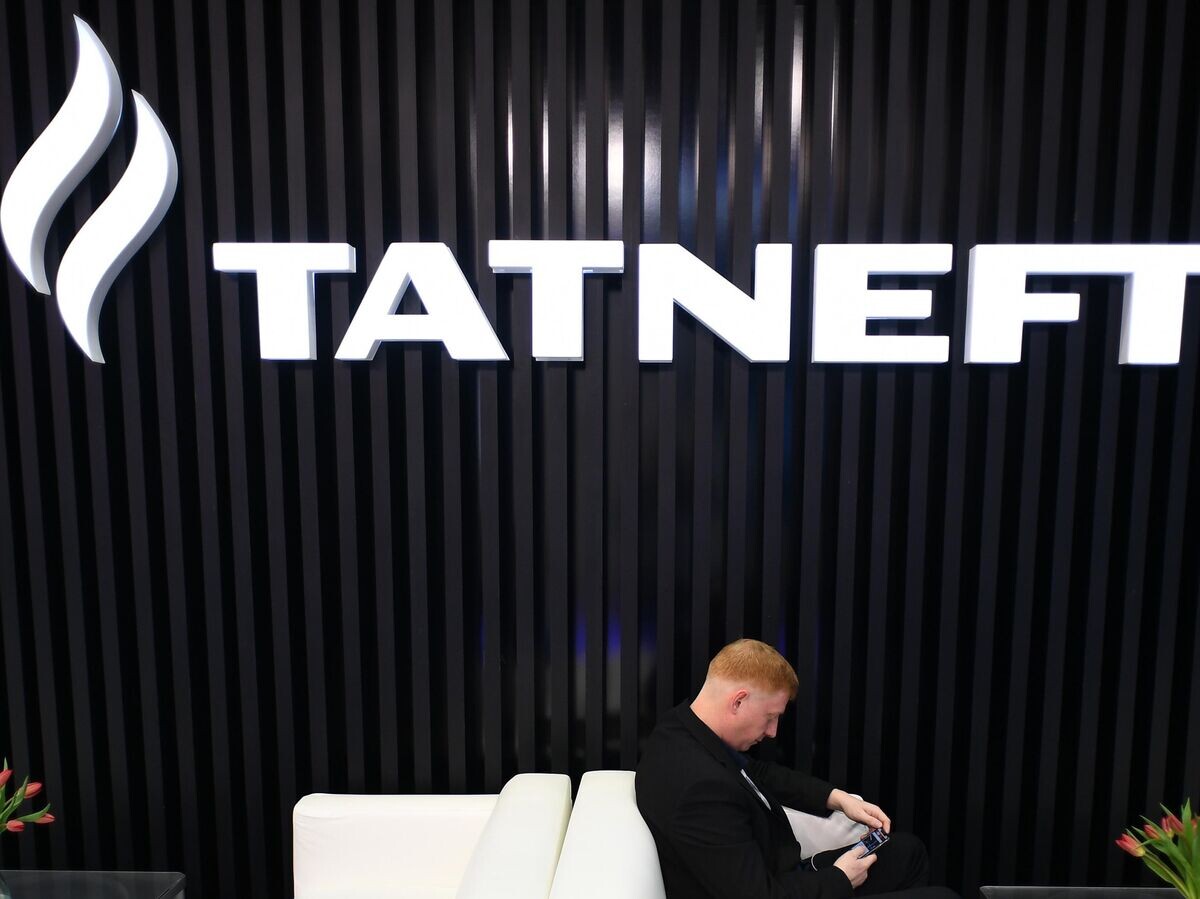    Эмблема нефтяной компании "Татнефть" на выставке "Нефтегаз-2019" | © РИА Новости / Рамиль Ситдиков