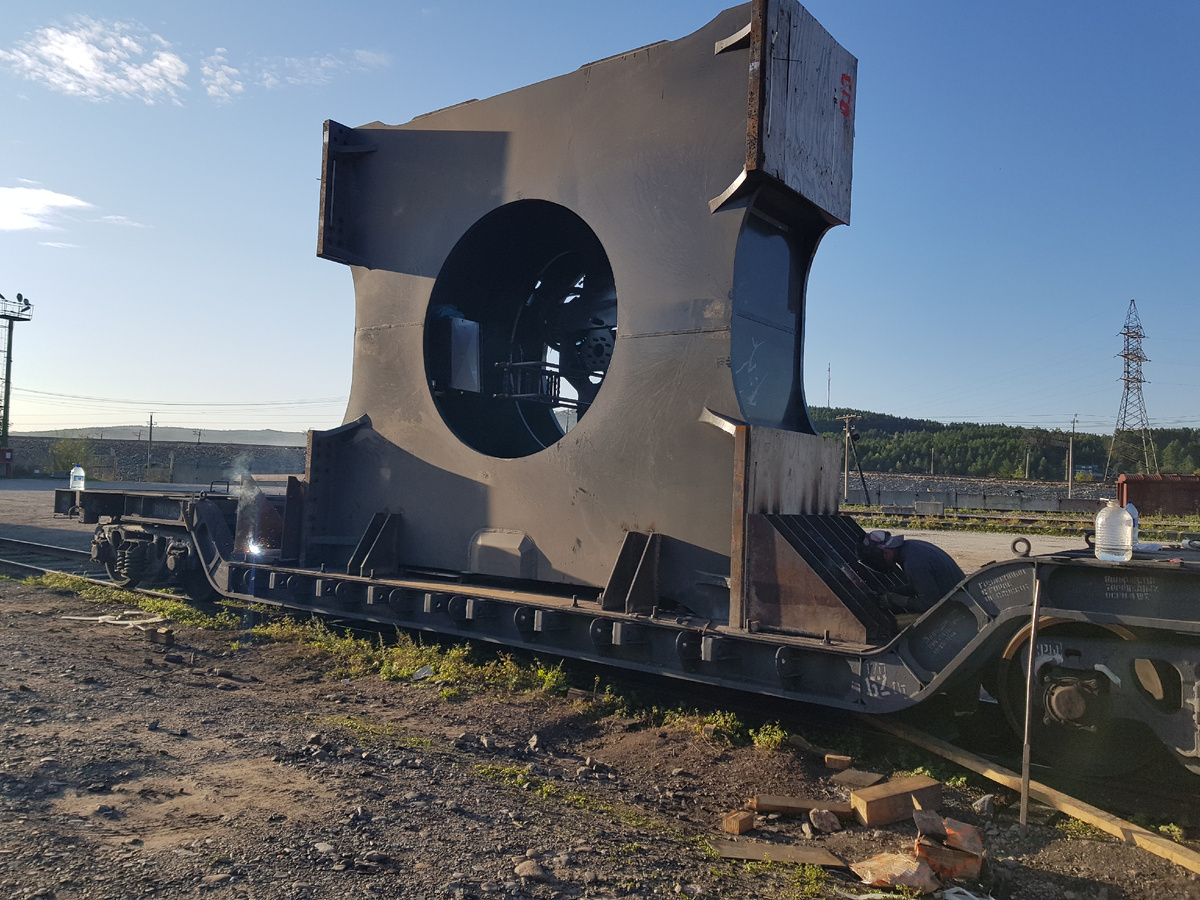 Перевозка негабаритного груза по России жд транспортом