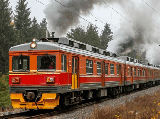    Поезд // Сгенерировано нейросетью «Шедеврум»