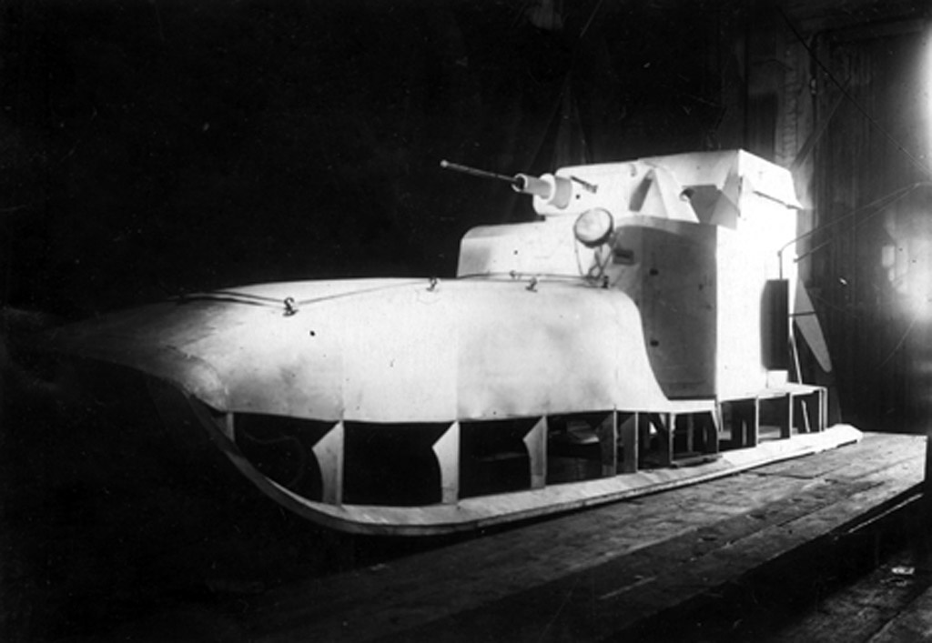 Макет аэросаней.