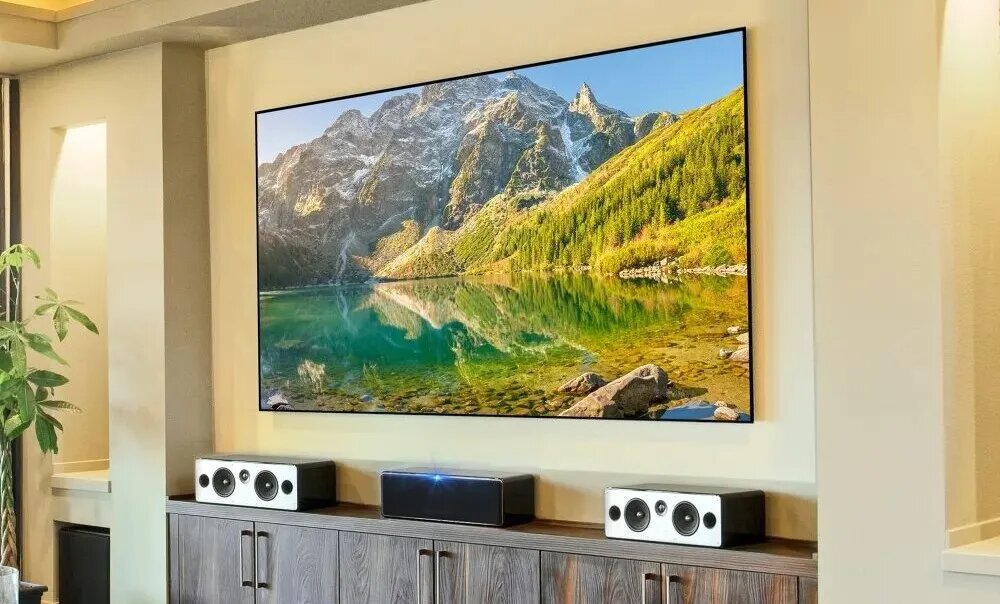 Стационарный экран для проектора