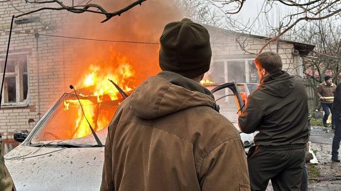 ВСУ ударили дронами по Грайворону, когда там был губернатор Гладков. Фото © Telegram/Настоящий Гладков