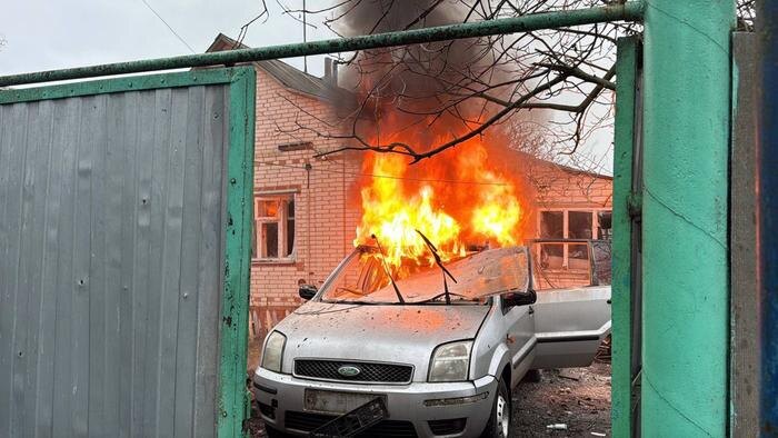 ВСУ ударили дронами по Грайворону, когда там был губернатор Гладков. Фото © Telegram/Настоящий Гладков