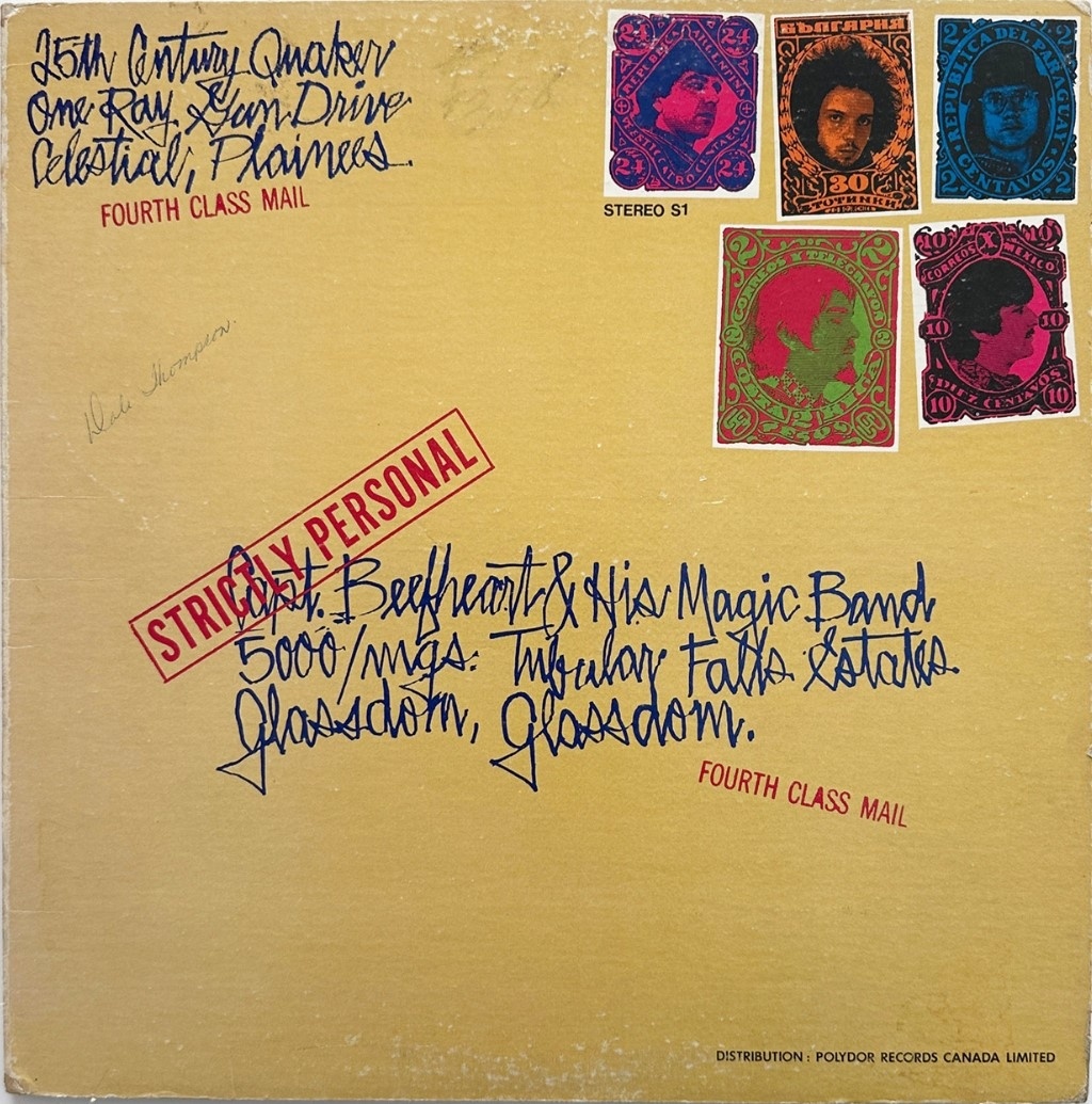 Обложка альбома Captain Beefheart & His Magic Band - "Strictly Personal"