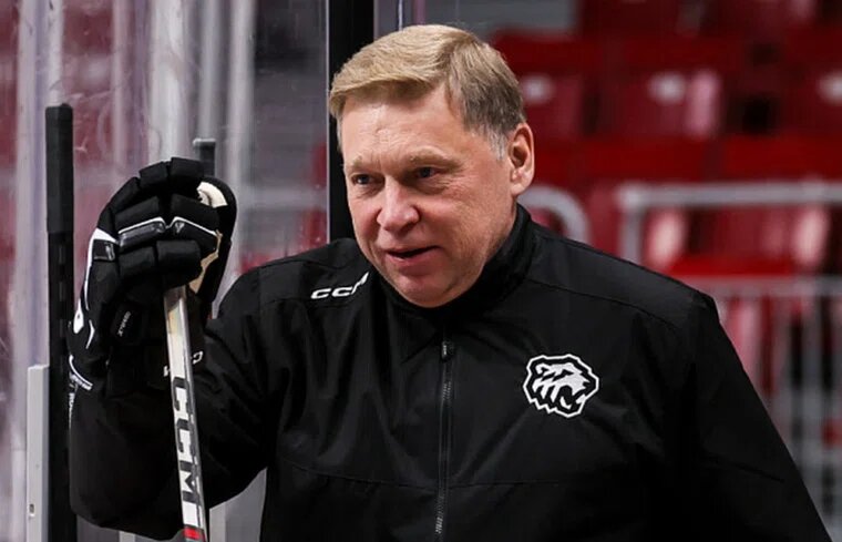 Евгений Корешков на одной из тренировок "Трактора"