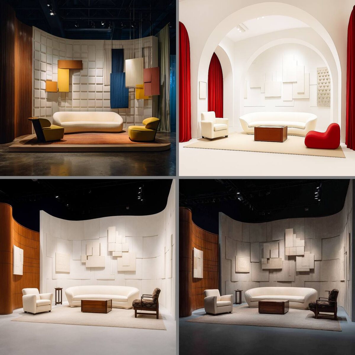 Варианты стендов от ИИ