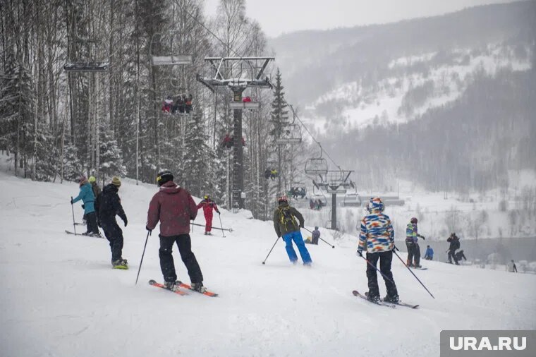 Популярные места для активного зимнего отдыха. Фото: Сергей Русанов © URA.RU