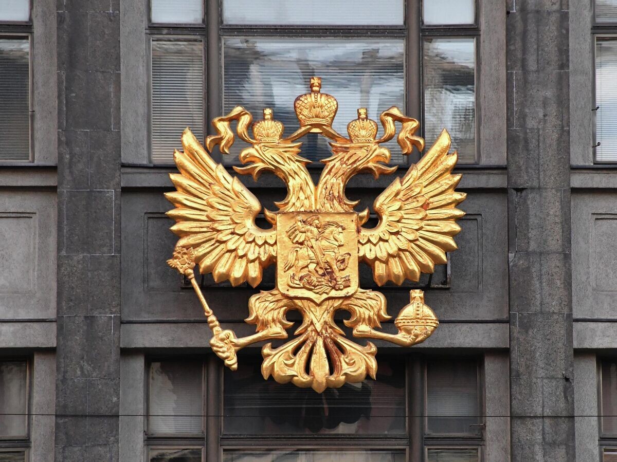    Герб России на здании Государственной думы России | © РИА Новости / Наталья Селиверстова