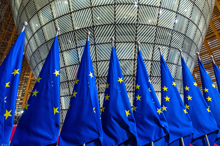    Формально «репарационный кредит» под российские активы можно утвердить квалифицированным большинством. Нужно согласие 15 стран ЕС, представляющих 65% его населения.   
Фото: © Michael Kappeler/dpa / www.globallookpress.com