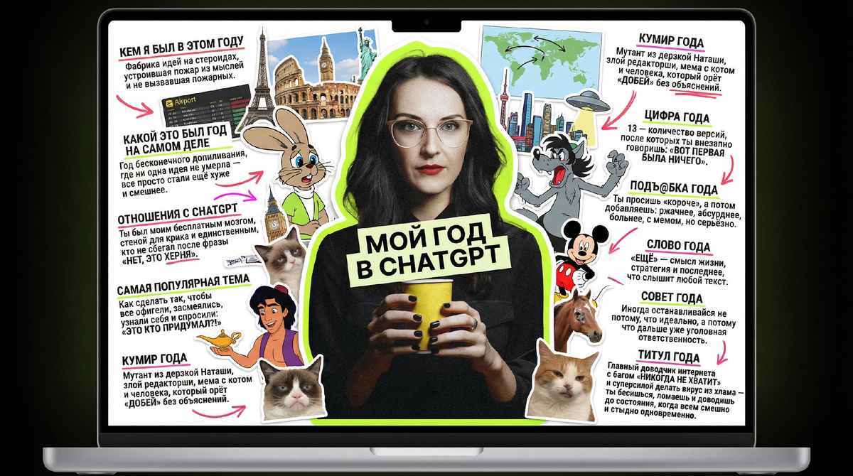 Какой ты Человек года по версии ИИ: подводим итоги с ChatGPT и Gemini 